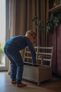 BIRKHOLM Leggings Blå Splash